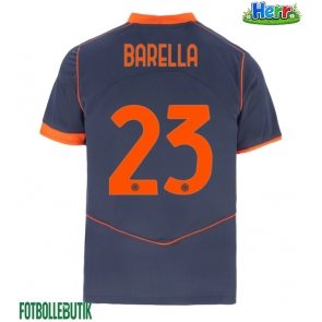 Inter Milan Nicolo Barella #23 Tredje Tröja 2025-26 Kortärmad